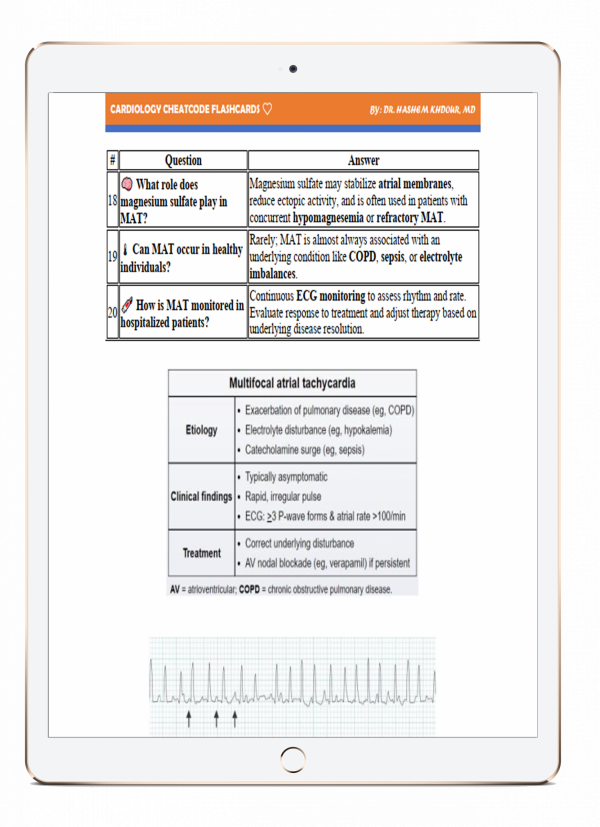 Cardiology CheatCode Flashcards - Image 3