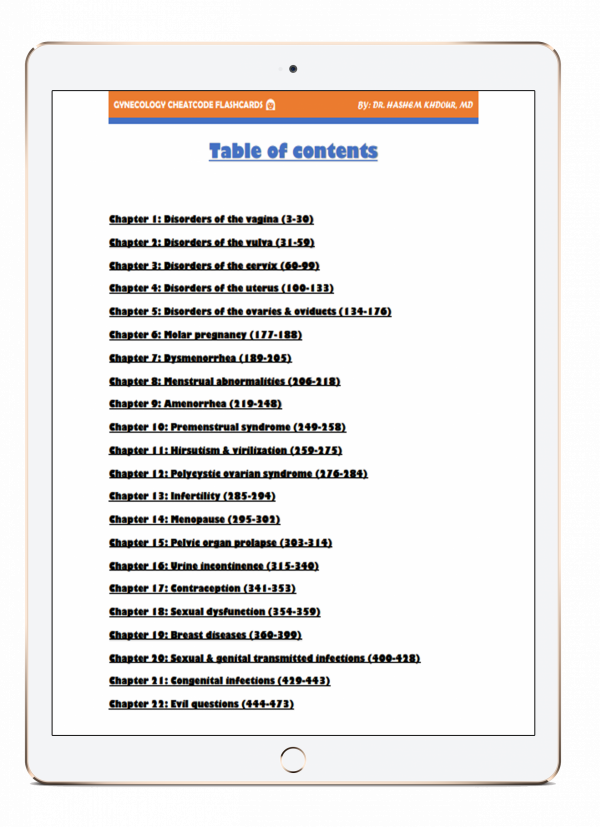 Gynecology CheatCode Flashcards - Image 6