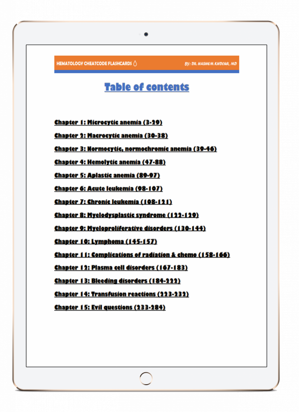 Hematology CheatCode Flashcards - Image 6