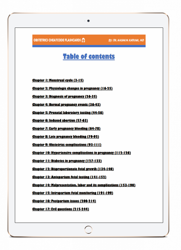 Obstetrics CheatCode Flashcards - Image 6
