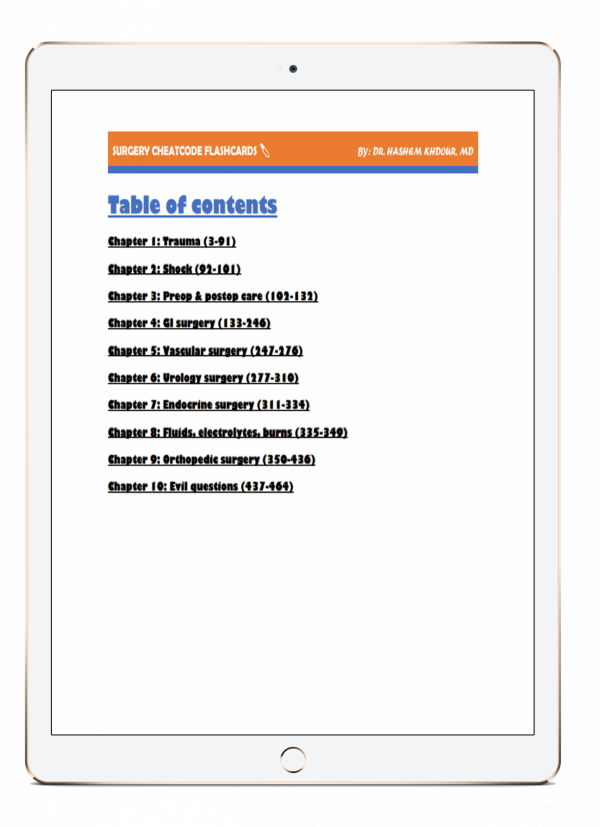 Surgery CheatCode Flashcards - Image 6